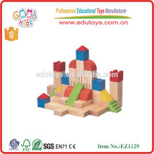 Top Sale 11 Formas Baby&#39;s Ensamble Juguete Madera Niños Bloques de Construcción